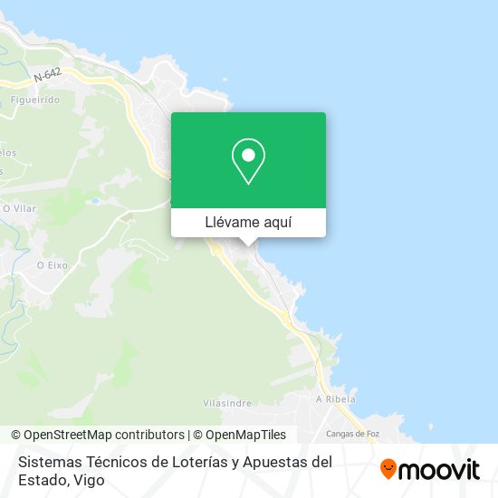 Mapa Sistemas Técnicos de Loterías y Apuestas del Estado