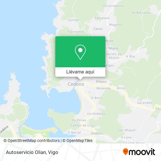 Mapa Autoservicio Olian