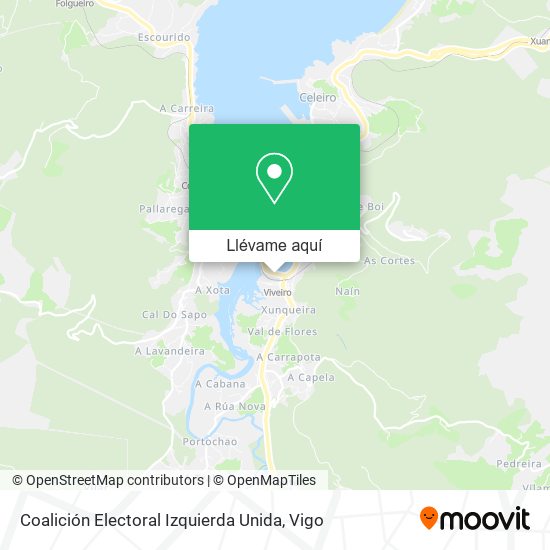 Mapa Coalición Electoral Izquierda Unida