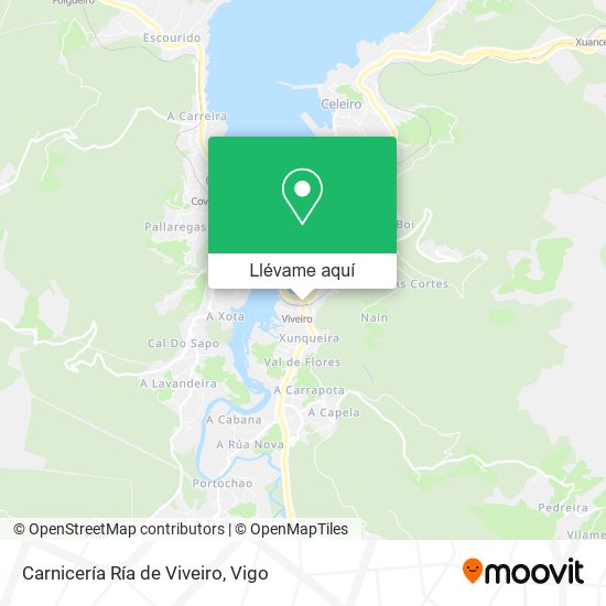 Mapa Carnicería Ría de Viveiro