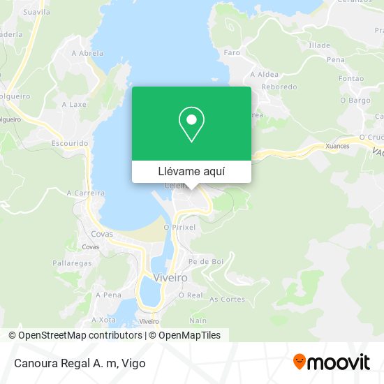 Mapa Canoura Regal A. m