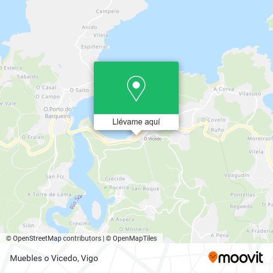 Mapa Muebles o Vicedo