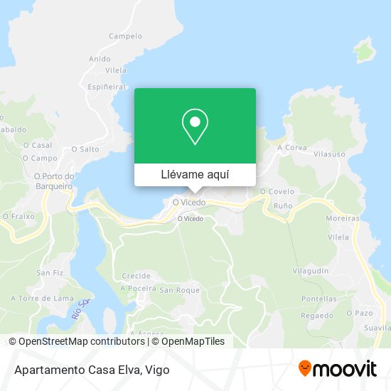 Mapa Apartamento Casa Elva