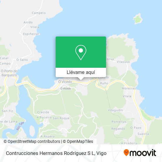 Mapa Contrucciones Hermanos Rodríguez S L