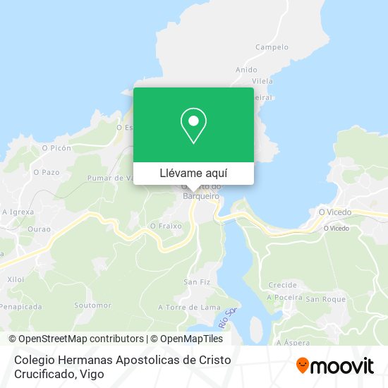 Mapa Colegio Hermanas Apostolicas de Cristo Crucificado