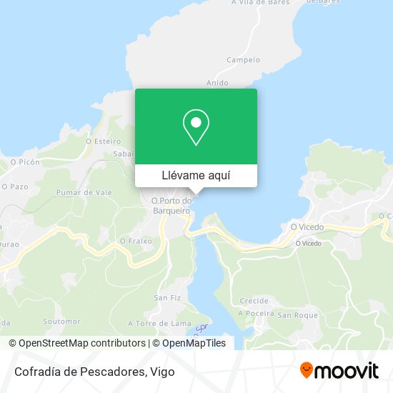 Mapa Cofradía de Pescadores