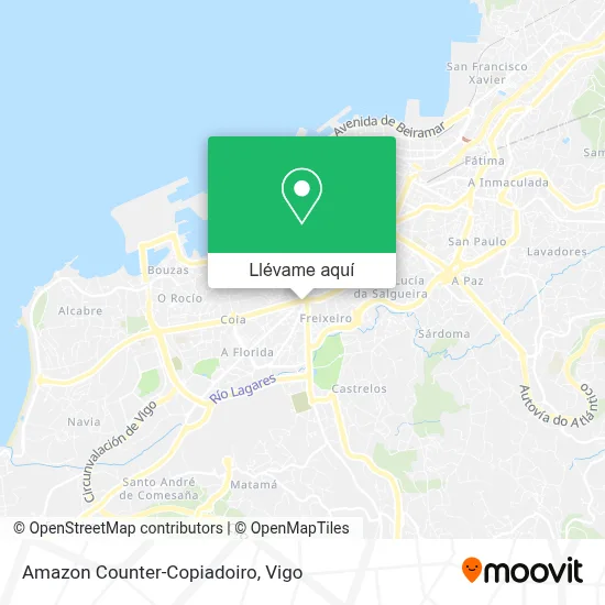 Mapa Amazon Counter-Copiadoiro