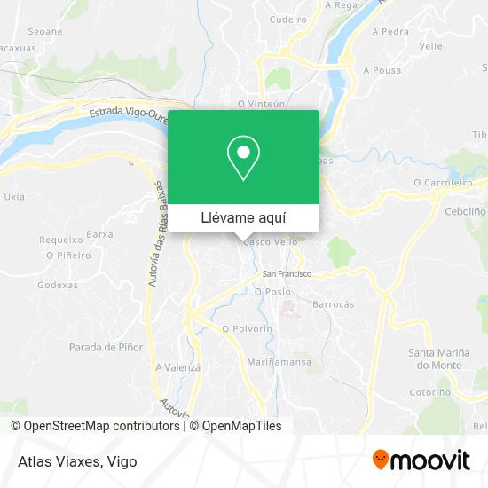 Mapa Atlas Viaxes