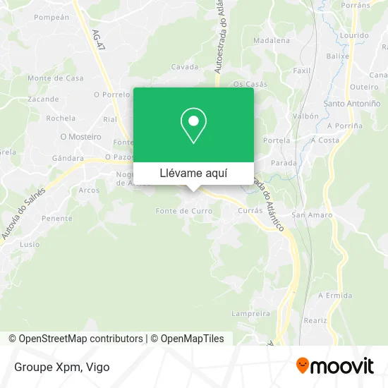 Mapa Groupe Xpm
