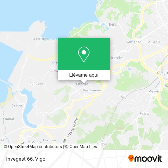 Mapa Invegest 66