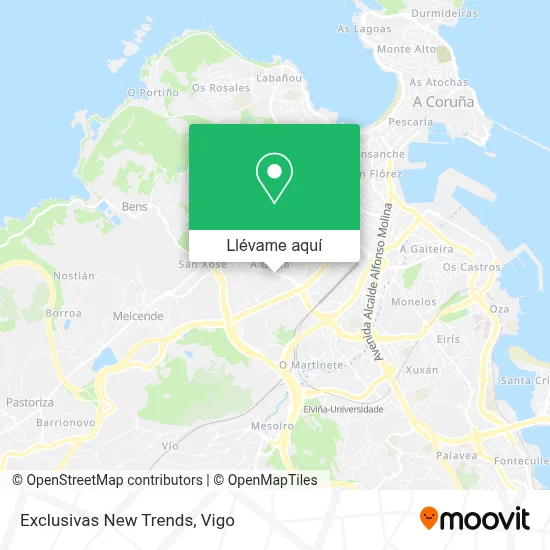 Mapa Exclusivas New Trends