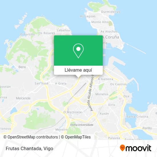 Mapa Frutas Chantada