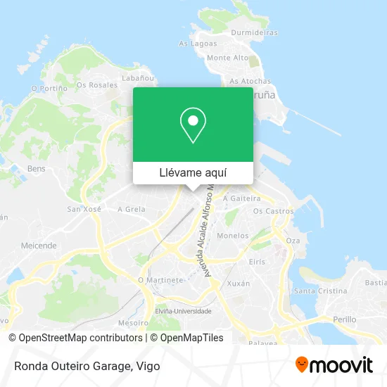 Mapa Ronda Outeiro Garage