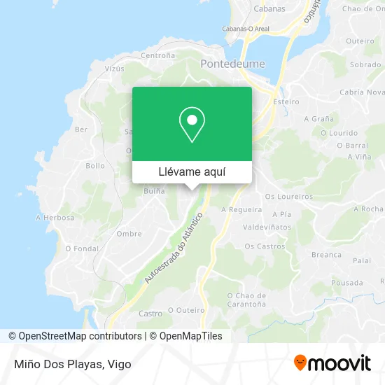 Mapa Miño Dos Playas
