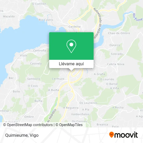 Mapa Quimieume