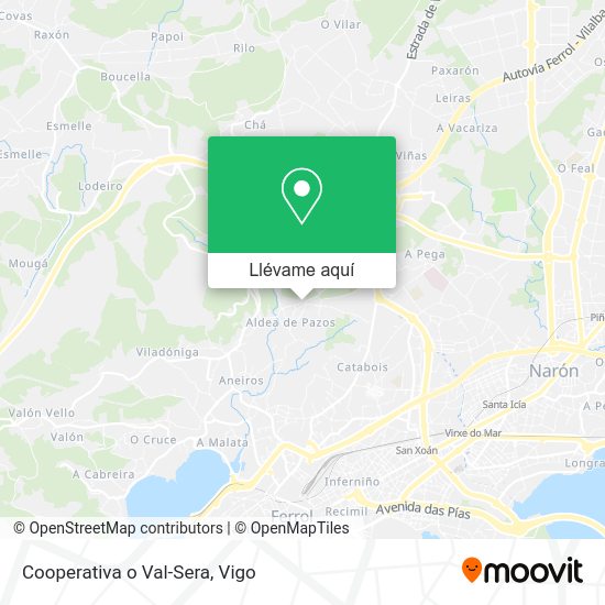 Mapa Cooperativa o Val-Sera