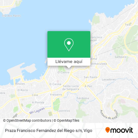 Mapa Praza Francisco Fernández del Riego s / n