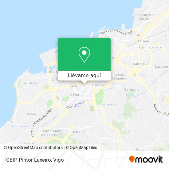 Mapa CEIP Pintor Laxeiro