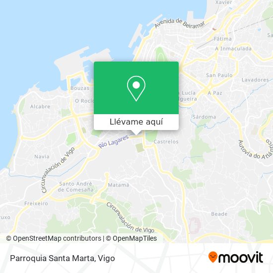 Mapa Parroquia Santa Marta