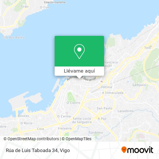 Mapa Rúa de Luis Taboada 34
