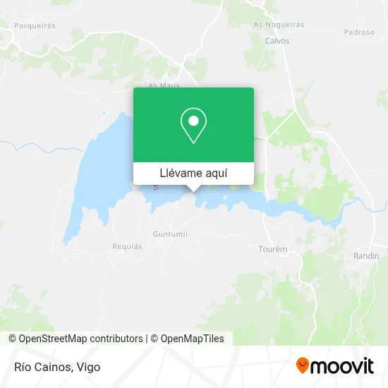 Mapa Río Cainos