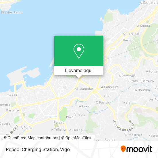 Mapa Repsol Charging Station