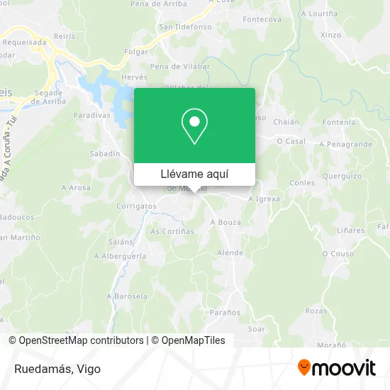Mapa Ruedamás