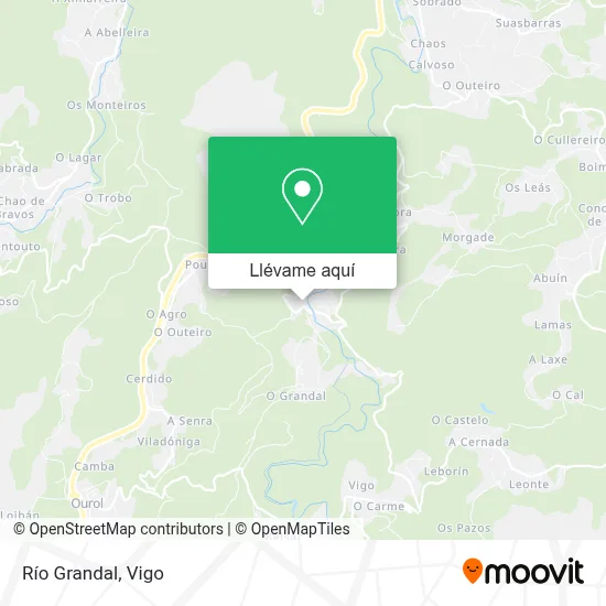Mapa Río Grandal