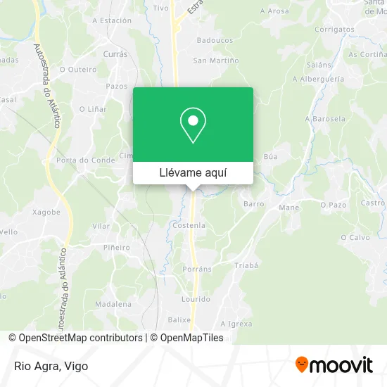 Mapa Rio Agra
