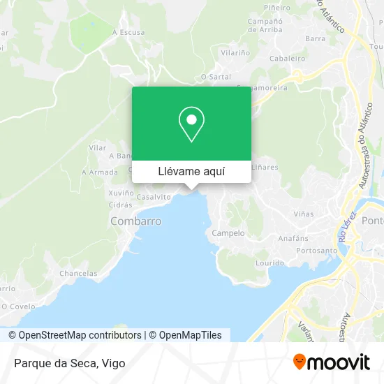 Mapa Parque da Seca