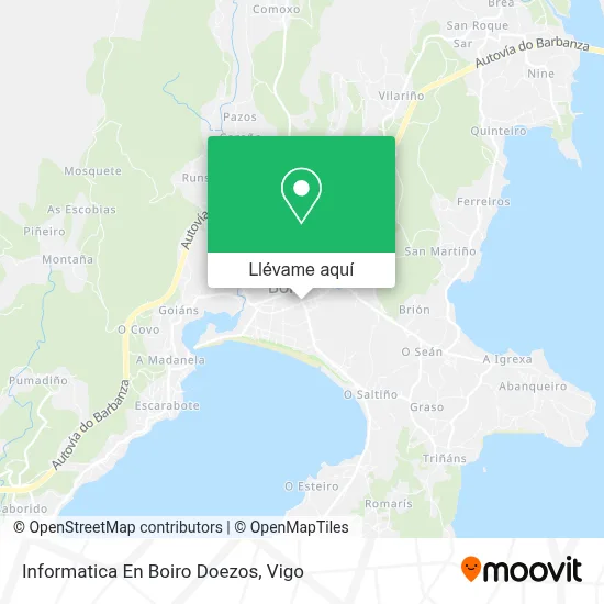 Mapa Informatica En Boiro Doezos