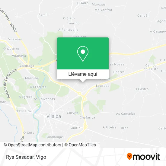 Mapa Rys Sesacar