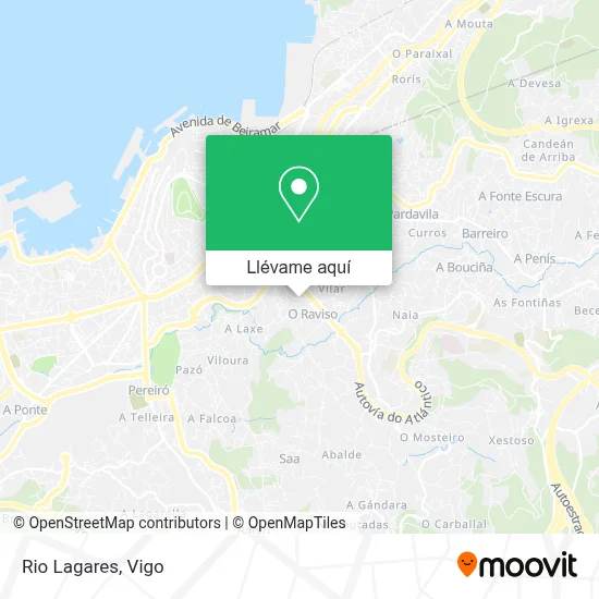 Mapa Rio Lagares