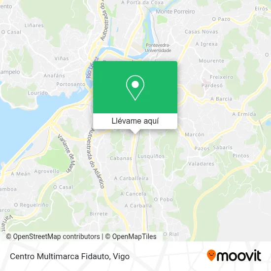 Mapa Centro Multimarca Fidauto