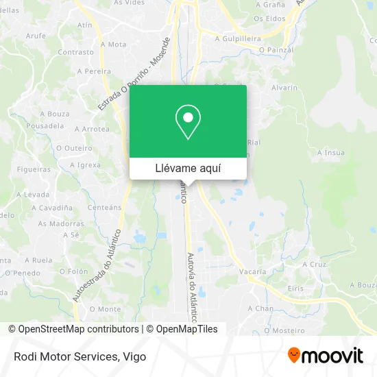 Mapa Rodi Motor Services