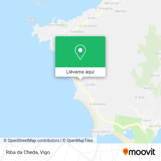 Mapa Riba da Cheda