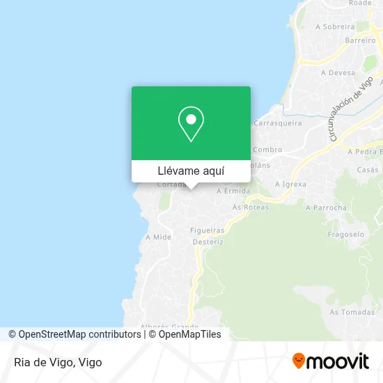 Mapa Ria de Vigo