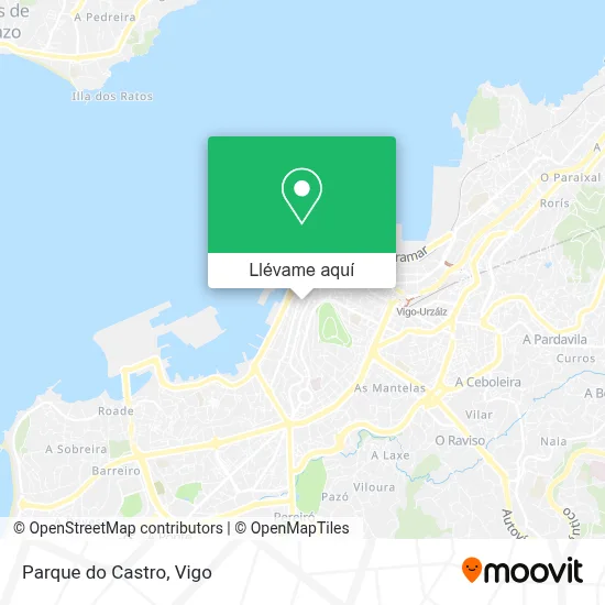 Mapa Parque do Castro