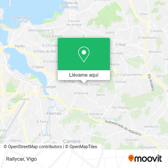 Mapa Rallycar