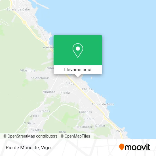 Mapa Río de Moucide