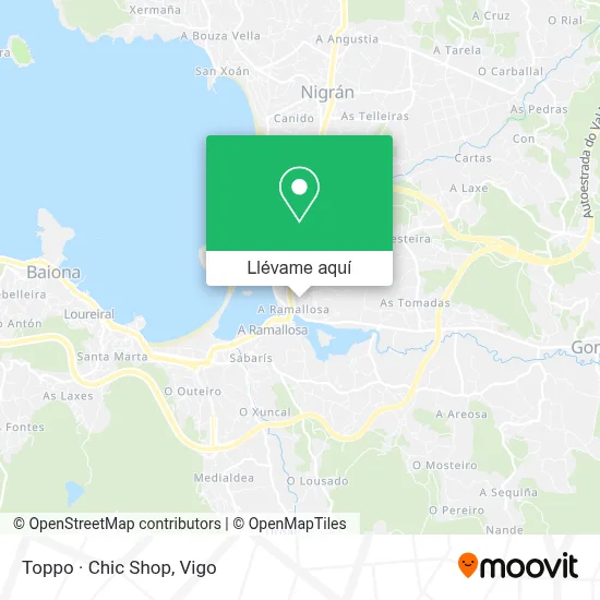 Mapa Toppo · Chic Shop