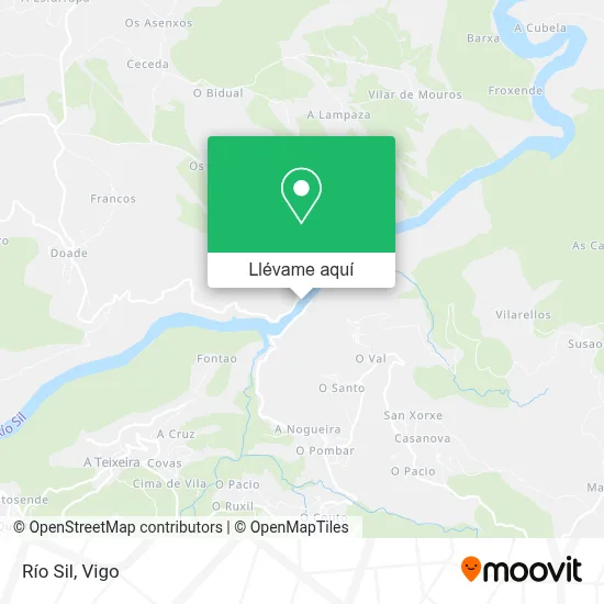Mapa Río Sil