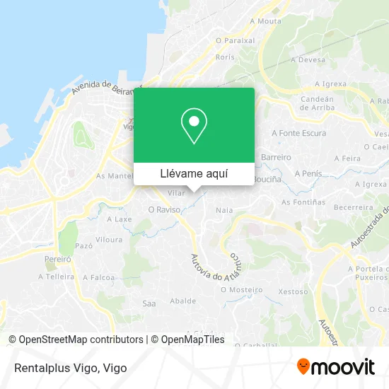 Mapa Rentalplus Vigo