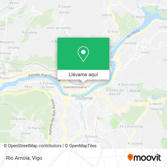 Mapa Rio Arnoia