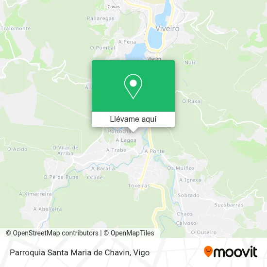 Mapa Parroquia Santa Maria de Chavin