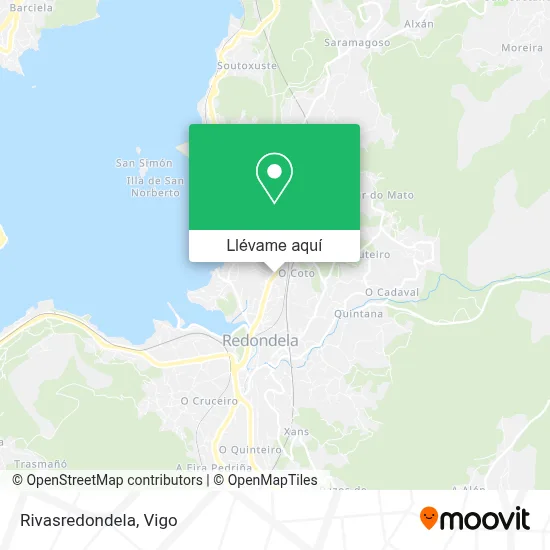 Mapa Rivasredondela