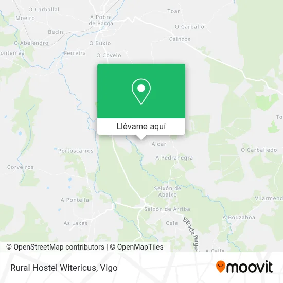 Mapa Rural Hostel Witericus