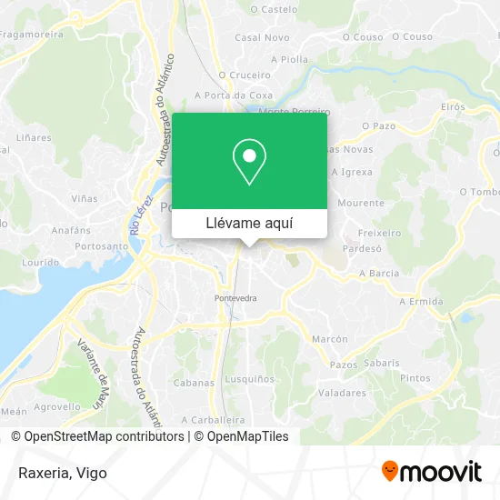 Mapa Raxeria