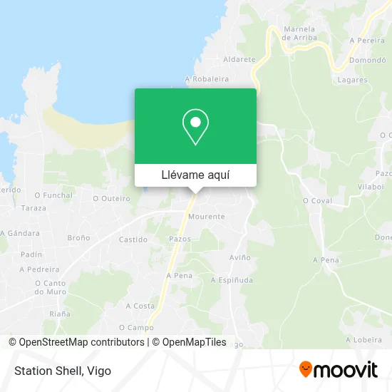 Mapa Station Shell