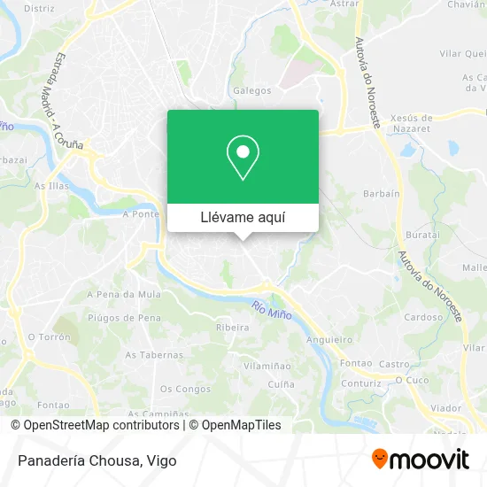 Mapa Panadería Chousa